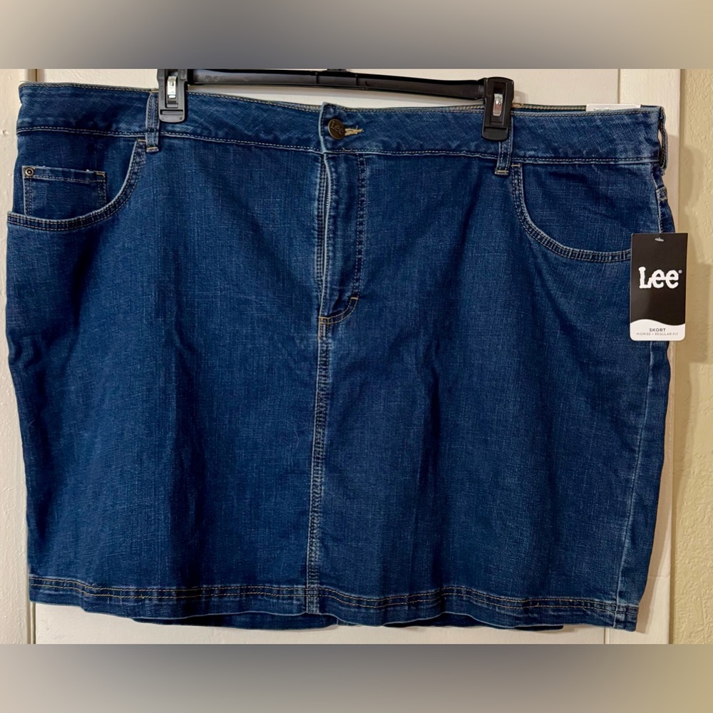 Lee Dark Denim Skort
